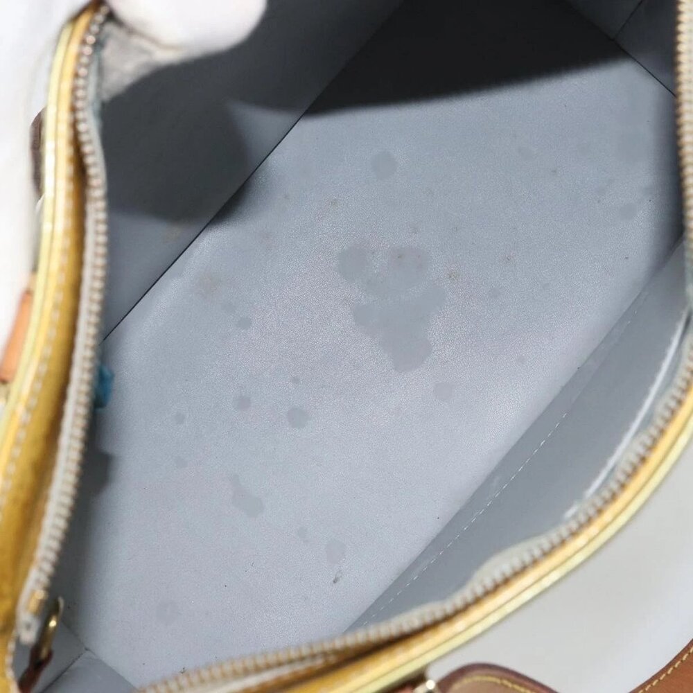 LOUIS VUITTON Monogram Vernis Houston Hand Bag Gris - Picture 10 of 16